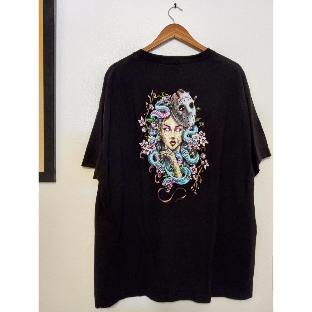 DGK Dirty Ghetto Kids Graphic Black Streetwear T-Shirt Double Sided SZ XXL